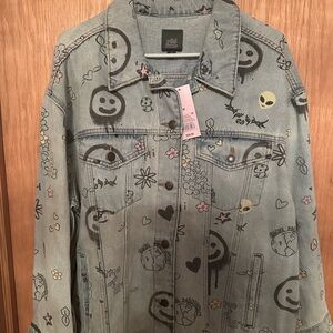 Wild Fable Denim Jacket with Accents